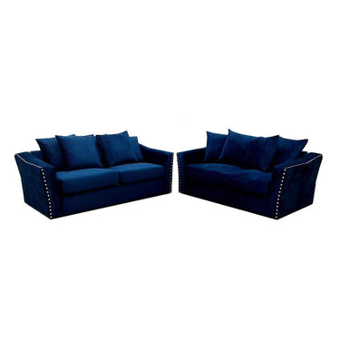Lincoln Luxury 3 & 2 Seater Sofa with Stylish Scatter Back Cushions, Ideal for Elegant Living Spaces - UK Luxury Furniture